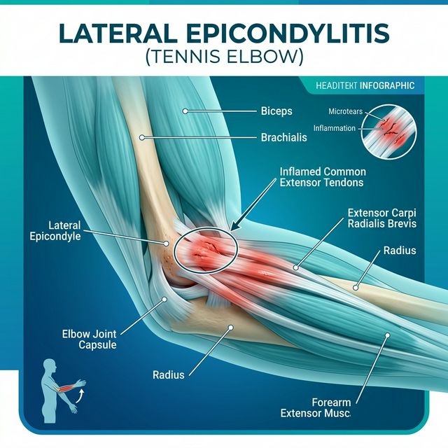 Tenniselleboog (Epicondylitis Lateralis)